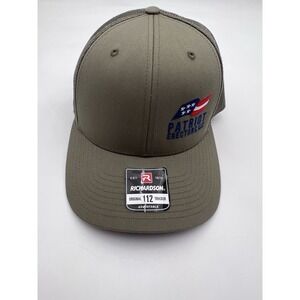 Richardson 112 Trucker Hat Snapback Adjustable Logo Embroidered Patriot Erectors